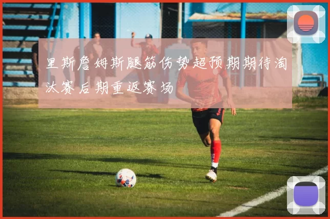 里斯詹姆斯腿筋伤势超预期期待淘汰赛后期重返赛场